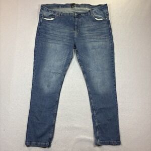 Steve's Jeans‎ Denim Pants Men's 46x32 Blue Straight Leg Stretch